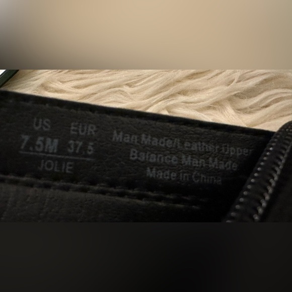 Circus by Sam Edelman Jolie Black Leather Fringe Bootie Size 7.5 - Picture 8 of 8